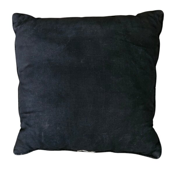 VTG Y2K Harley Davidson Throw Pillows Needlepoint Wolf Bald Eagle 16" Set Of 2 - Picture 7 of 16